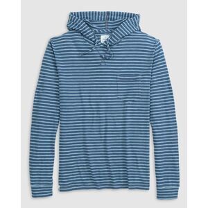 Zeus Striped Cotton Hoodie, Size: M